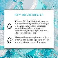 Bliss Drench & Quench Hyaluronic Acid Moisturizer for Face - 1 Fl Oz - Cream-To-Water - Hydrator for All-Day Moisture - Clean - Vegan & Cruelty-Free