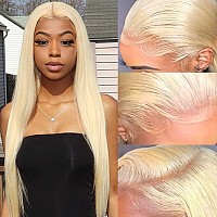 Alididi 613 Blonde Lace Front Wigs Human Hair 13x4 150% Density Straight Lace Frontal Wig Human Hair Pre Plucked With Baby Hair HD Lace Front Wigs Human Hair For Black&White Women (22 Inch, 13x4 Straight Lace Front Wig)