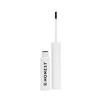 Honest Beauty Honestly Healthy Brow Gel, Soft Black, with Castor Oil, Plant Derived Proteins, Silicone Free, Vegan, 0.05 fluid_ounces