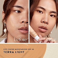 Honest Beauty Ccc Clean Corrective With Vitamin C Tinted Moisturizer Mineral Spf 30 Vegan Cruelty Free Terra Light 1 Fl