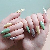 500Pcs Medium Almond Fake Nail Tips Full Cover Clear Acrylic Nails Press On Nails For Diy Nail Art 10 Sizes Natural