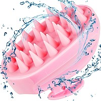 Scalp Massager Shampoo Brush Hair Scrub Brush For Wet And Dry Hair Soft Silicone Bristles Head Massager Clean Hair Reduce Dan