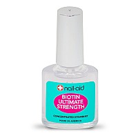 Nail-Aid 2PCs of BIOTIN ULTIMATE STRENGTH, Clear