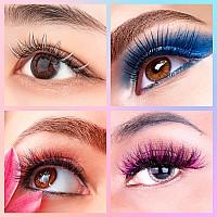 Tdance Colorful Lashes Extension Cc Curl 007Mm Thickness Semi Permanent Individual Eyelash Extensions Silk Volume Lashes Profes