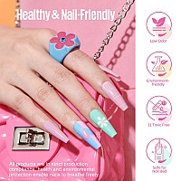 Mefa 32 Colors Gel Nail Polish Kit With U V Light Spring Bright Pastel 54Pcs Pink Gel Polish Nail Set With Matteglossy Base To