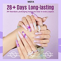 Mefa Purple Gel Nail Polish 6 Colors Purple Gel Polish Set Pink Shimmer Purple Nail Polish Gel Soak Off Grape Lilac Violet Gel