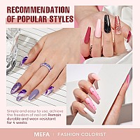 Mefa 35 Pcs Gel Nail Polish Set 32 Colors All Seasons Collection Gel Nail Polish Kit With Base Coat No Wipe Glossymatte Top Co