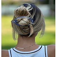 Camila Paris Cp3117 French Hair Barrette Clip Flexible Ponytail Holder No Metal Parts Strong Hold Grip Hair Clips For Women N