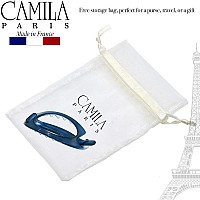 Camila Paris Cp3116 French Hair Barrette Clip Flexible Ponytail Holder No Metal Parts Strong Hold Grip Hair Clips For Women N