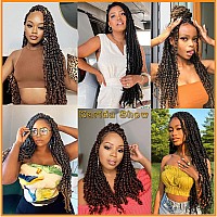 Karida Passion Twist Hair 24 Inch 7 Packs Passion Twist Crochet Hair Pre Looped Pre Twisted Passion Twist Curly Crochet Hair F