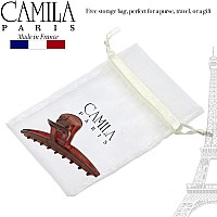 Camila Paris Cp3225 French Hair Clip For Women, Narrow, Strong Hold Grip Double Teeth Girls Hair Claw Clips Jaw, Fashion Durable Styling Hair Accessories For Women, Made In France