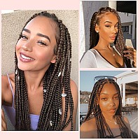 Run Shui 8 Packs Braiding Hair24 Inch Yaki Texture Braiding Hair Pre Stretchedknekalon Braid Hair Extensions Hot Water Settin