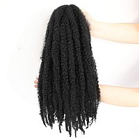 Ayana Marley Hair 6 Packs Marley Twist Braiding Hair Marley Braiding Hair For Faux Locs Crochet Hair 24 Inch Long Afro Synthetic