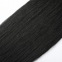 Prestretched Braiding Hair Extensions Black 188 Packs Synthetic Crochet Braids Natural Braid Crochet Hair Hot Water Sett