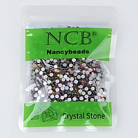 Ncb 2880Pcs Non Hotfix Flatback Crystals Rhinestones Round Glass Diamonds Charms Gems Stones Beads 3D For Nails Art Craft Jewels