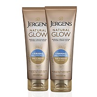 Jergens Natural Glow Firming Self Tanner Body Lotion Fair To Medium Skin Tone Sunless Tanning Moisturizer With Collagen And E