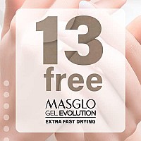 Masglo Gel Evolution Nail Polish Gel Effect No Uvled Lamp Duration Up To 12 Days 3 Pcs Shades Of White Color 3 Esmaltes E