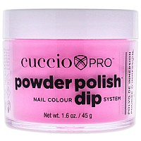 Cuccio Colour Powder Nail Polish, Dragon Fruit Sorbet, 1.6 Oz