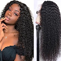 Larima 13X4 Lace Front Wigs Human Hair Pre Plucked 180 Density Brazilian Wet And Wavy Human Hair Wigs For Women Glueless Curly