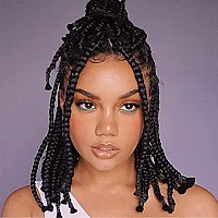 Pre Stretched Braiding Hair14 Inch 8 Packs Short Braiding Hairno Itch Hot Water Setting Natural Black Professional Synthetic