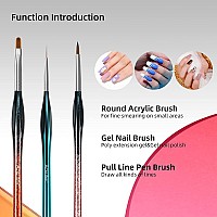 Aokitec Nail Art Brushes Set