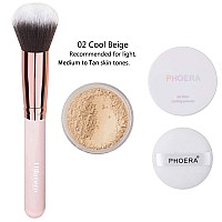 PHOERA Foundation, Full Coverage Foundation, PHOERA Primer, PHOERA Powder, PHOERA Makeup Set, Kabuki Makeup Brushes Foundation Brush Powder Brush,2 Pcs Makeup Sponge(2 PCS 103- Warm peach)