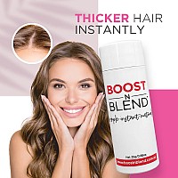 Boost N Blend Scalp Concealer Hair Volumizer Powder For Thinning Hair And Visible Scalp 25G088Oz The Only Cotton Fibers