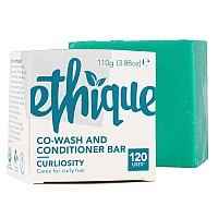 Ethique Curl Conditioner Bar For For Thick Curly Hair Curliosity Curl Defining Deeply Moisturizing Vegan Crueltyfree 3