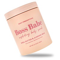 Body Prescriptions Pink Boss Babe Body Scrub Exfoliating Body Wash For Nourished And Ultra Smooth Skin Cleanser Infused Wi