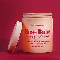 Body Prescriptions Pink Boss Babe Body Scrub Exfoliating Body Wash For Nourished And Ultra Smooth Skin Cleanser Infused Wi