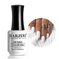 Rarjsm Pure White Gel Nail Polish 15Ml Soak Off Uv Led Nail Gel Polish Nail Art French Manicure Solid White Salon Diy At Home Cu