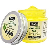 Raslok Aloe Vera Gel Pure Natural Organic Aloe Gel For Moisturizing Face Skin Hair Care Papaya 776 Oz