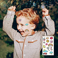 Metker 90 sheets (1000 patterns) kids waterproof Temporary Tattoos toys,suitable for birthday parties,group activities