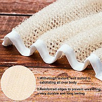 Tatuo 5 Pcs Exfoliating Face And Body Wash Cloths Towel Weave Bath Cloth Exfoliating Scrub Cloth Massage Bath Cloth For Women An