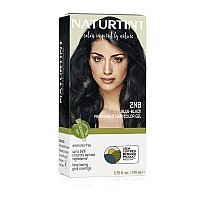 Naturtint Permanent Hair Color 2Nb Blue Black Pack Of 1 Ammonia Free Vegan Cruelty Free Up To 100 Gray Coverage Long Las