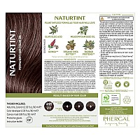 Naturtint Permanent Hair Color 4Nm Intense Brown Pack Of 1 Ammonia Free Vegan Cruelty Free Up To 100 Gray Coverage Long