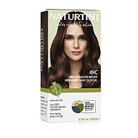 Naturtint Permanent Hair Color 4Nc Deep Capaccino Brown Pack Of 1 Ammonia Free Vegan Cruelty Free Up To 100 Gray Coverage