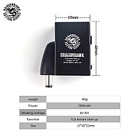 Dragonhawk Wireless Tattoo Battery Power Supply Lightweight Small Lcd Display Screen For Tattoo Pen Machine Dc