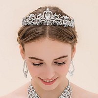 Princess Crown For Women Crystal Queen Tiaras For Girls Bridal Hair Accessories Gifts For Birthday Wedding Prom Bridal Party