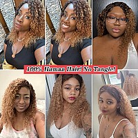 Brazilian Human Hair Bundles Ombre Curly Hair 3 Bundles Brazilian Remy Virgin Human Hair Weave Bundles 100 Unprocessed Kinky Cu