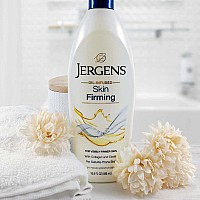 Jergens Skin Firming Body Lotion For Dry To Extra Dry Skin Skin Tightening Cream With Collagen And Elastin Instantly Moisturiz