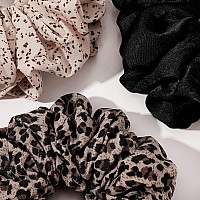 Scrunchies Hair Ties For Women Big Silk Satin Scrunchie Large Oversized Ligas Para El Cabello De Mujer Decorations Cute Jumbo Co