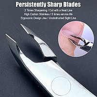 Lepinko Salonquality Cuticle Trimmer With New Cuticle Pusher Super Laborsaving Cuticle Cutter Sharp Cuticle Clippers For Man