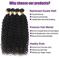 Seekomi Water Wave Human Hair Bundles 22 24 26 28 Inch Brazilian 4 Bundles Human Hair Water Wave 100 Unprocessed Virgin Natural