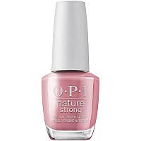 OPI Nature Strong Vegan Nail Polish, For What Its Earth, Pink Nail Polish, Natural Origin, Cruelty-Free Nail Lacquer, 0.5 fl oz.