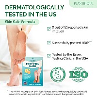 Plantifique Foot Peeling Mask Peeling Foot Mask Dermatologically Tested Repairs Heels Removes Dry Dead Skin For Baby Soft Fe