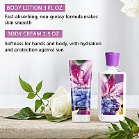 Vital Luxury Bath & Body Kit, 3 Fl Oz, Ideal Skincare Gift Home Spa Set, Includes Body Lotion, Shower Gel, Body Cream, and Fragrance Mist, Valentines Day Gifts for Her and Him (Midnight Embrace)