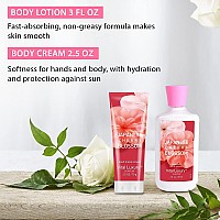 Vital Luxury Bath & Body Kit, 3 Fl Oz Travel Size, Ideal Skincare Relaxing Home Spa Set, Includes Body Lotion, Shower Gel, Body Cream, And Fragrance Mist, Bath Gifts For Her And Him (Japanese Cherry