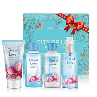 Vital Luxury Bath Body Kit 3 Fl Oz Ideal Skincare Gift Home Spa Set Includes Body Lotion Shower Gel Body Cream And Fragr