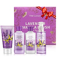 Vital Luxury Bath Body Kit 3 Fl Oz Ideal Skincare Gift Home Spa Set Includes Body Lotion Shower Gel Body Cream And Fragr